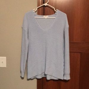 Light Blue Knitted Sweater
